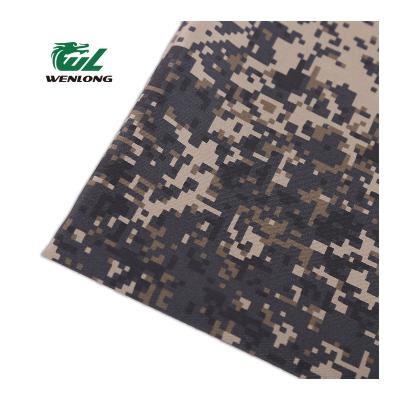 China Waterproof Camouflage TC Twill Anti Violent 80%Poly 20%Cotton Pixelated Woven Fabric For Trousers Pants for sale