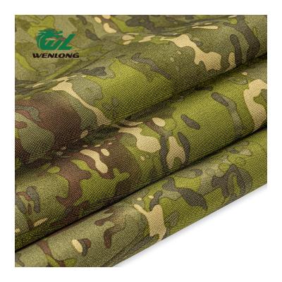 China Anti Multicam 100%Poly ATY Cordura 1000D Waterproof Tropical Violent Camouflage PU Fabric For Tactical Vest for sale