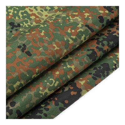 China Waterproof 1000D Customized Flecktarn Anti Violent 100%Nylon Camouflage Cordura Fabric For Tactical Vest for sale