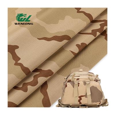 China Design 1000D Desert Vest Fabric 100% Cordura Superior Waterproof Tricolor Nylon Cordura Anti Violent Tactical Camouflage for sale