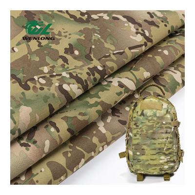 China 100%Nylon 1000D Anti Violent Multicam Waterproof Tactical Vest Camouflage Cordura PU Coated With WR Fabric for sale