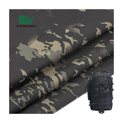 China 500D Design Multicam Black 100% Camouflage Waterproof Nylon Cordura Anti Rough Fabric For Quick Stripper for sale