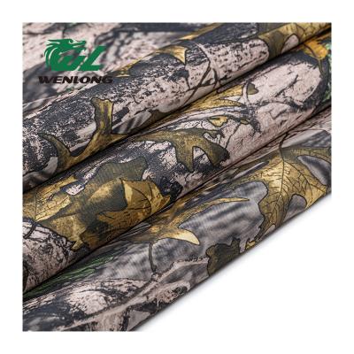 China Waterproof Camouflage Oxford Woven Fabric Realtree 100%Poly 600D PVC 72T For Luggage Bag Fabric for sale