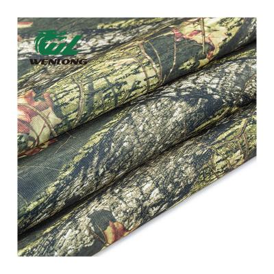 China Waterproof Realtree Camouflage Waterproof Oxford Fabric 100%Poly Woven Fabric 5*5 600D PVC Camouflage Printing Bag Fabric for sale