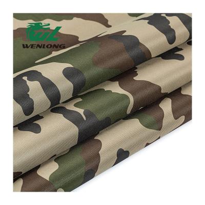 China Waterproof 100%Poly 72T Woodland 600D Camouflage PVC Oxford Woven Fabric For Bag Luggage Cloth for sale