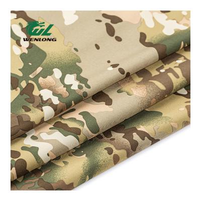 China Anti Pill Multicam 3 Layer Soft Shell Camouflage 97%Poly 3%Spandex Bonded Fleece Fabric For Outdoor Jacket for sale