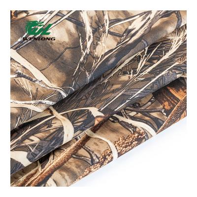 China Anti Pill Camouflage Casual 3 Layer Shell Print Woven Fabric Realtree Soft 97%Polyester 3%Spandex For Outdoor for sale