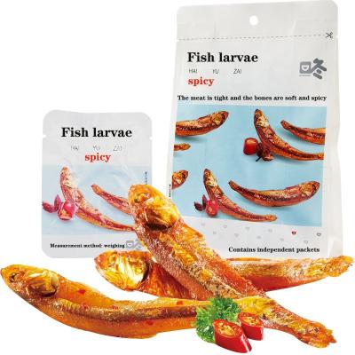 China Yunnan Specialties Fish Snacks 120g Deep Traditional Chilli Fish Fish Seafood Low Sugar Dry Spicy Snacks for sale