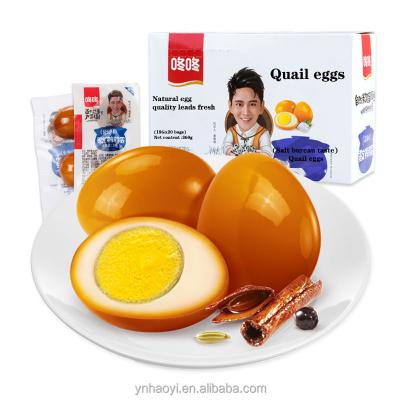 China The boiled quail egg salty snack, delicious and beautiful, is a kind of leisure snack in China. for sale