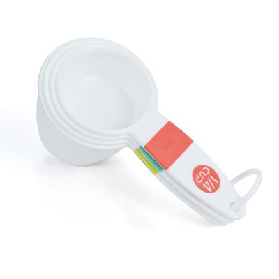 China Viable plastic measuring cups and spoons set for cafe kitchen cooking accessories for sale