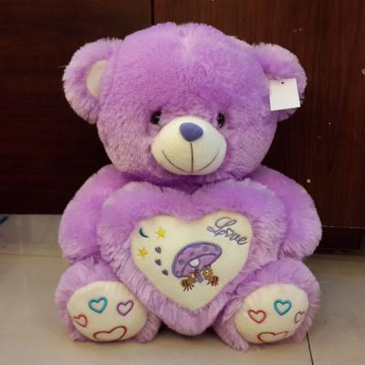 China El oso de peluche relleno de la felpa juega el oso de peluche púrpura en venta