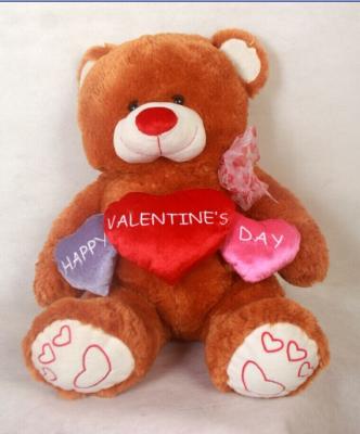 China Oso de peluche relleno del oso de la tarjeta del día de San Valentín de los juguetes del oso de peluche de la felpa en venta