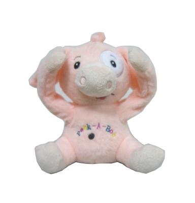 China Electronic Plush Toys Peek a boo Pig plush toys for sale