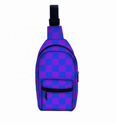 China Waterproof Polyester Waterproof Casual Fashion Simple Lightweight Design small anti theft custom chest bag for sale