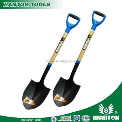 China Garden shovel garden shovel pointed with big handle for sale