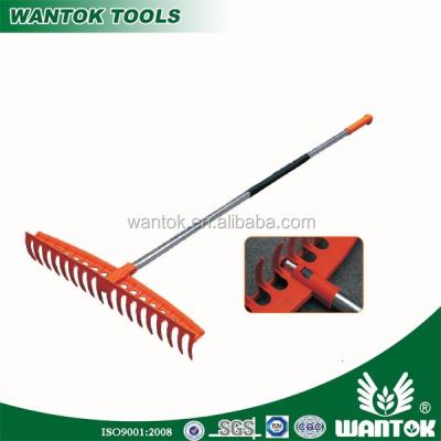 China R125L Garden Rake 18T Garden Tool Leaf Rake for sale