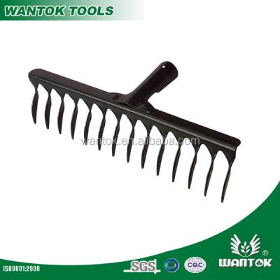 China Garden rake twisted teeth garden rake head for sale