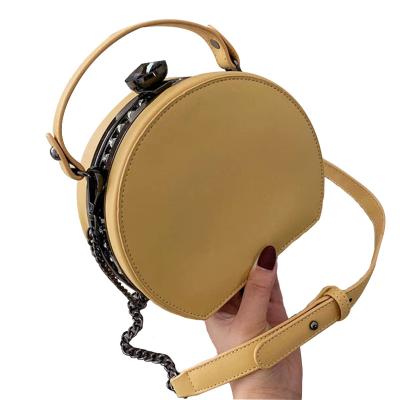 China New 2020 fashion ladies mini handbags round shape shoulder bags designers handbags for women for sale