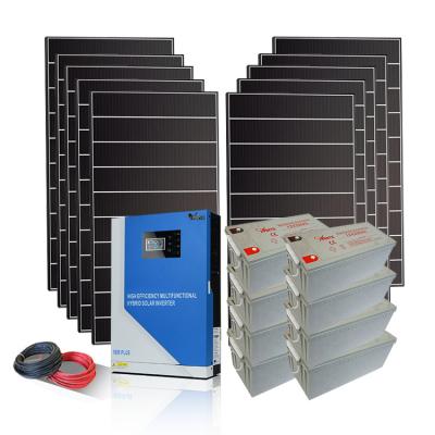 China Anern 10kw 12kw 15kw home solar panel home systems for sale for sale