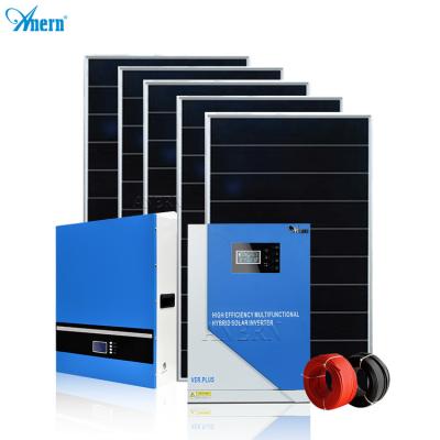 China 5kva energy solar panel remote control complete system for home for sale