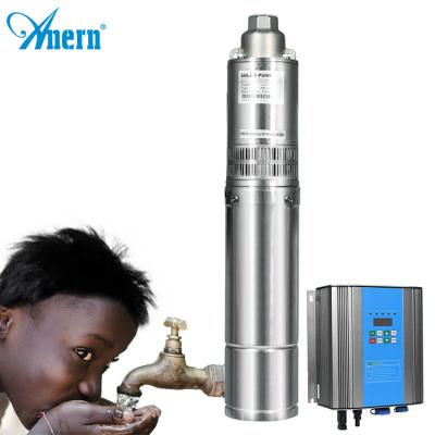 China Irrigation And Agriculture 5hp 10 Hp Solar Submersible Water Pump System for sale