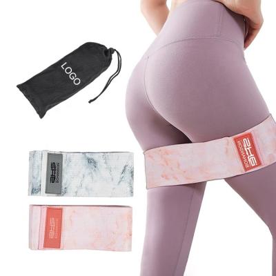 China High Quality Protective Gear Premium Non Slip Custom Logo Booty Resistance Band Exercise Cloth Stretch Hip Band Set for sale