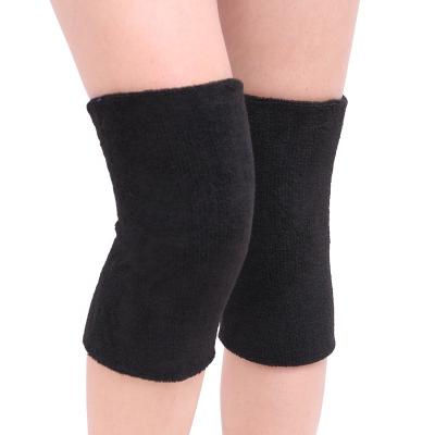 China Lady Men Elderly Sports Knee Pad Thermal Sleeves Protective Gear Compression Knee Towel Warmer Knee Brace Support for sale