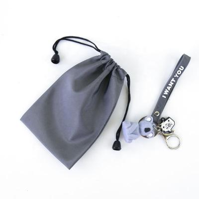 China Waterproof Eyewear Glass Storage Bag Custom LOGO PU Sunglasses Storage Bag Suction String Glass Eye Mask Storage Bag for sale