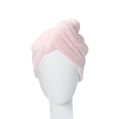 China Other Customized Logo Women Microfiber Dry Hair Super Absorbent Customized Turban for sale