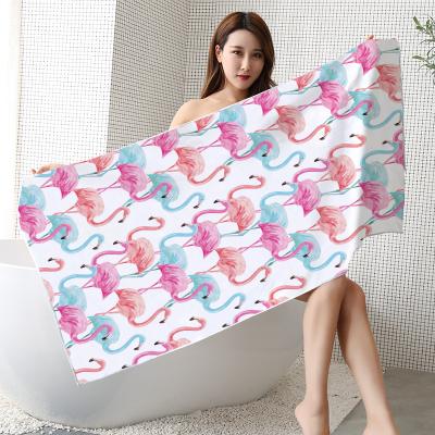 China Wholesale Cheap QUICK DRY Character Printed Beach Towel Swimming Bath Bali Cartoon Animal Beach Towel for sale