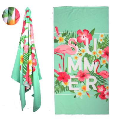 China Hot Selling Cheap Custom QUICK DRY Microfiber Beach Towel Amazon Beach Microfiber Towel Custom Made Beach Towel for sale