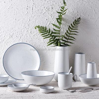 China Sustainable MG tableware&porcelain ceramic dinnerware set E599 for sale