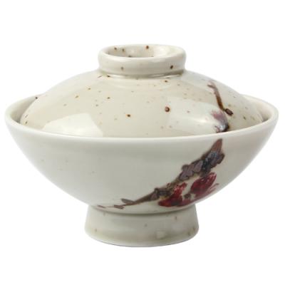 China Japanese restaurant viable dinnerware&porcelain lidded soup bowl E590-B-06089 for sale