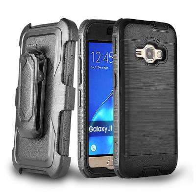 China Shockproof Brushed Shockproof Phone Case With Belt Clip For iPhone Samsung MOTO LG ZTE Google Alcatel for sale