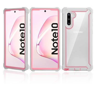 China Aoyiya Shockproof New 3 In 1 Clear Tpu Shockproof Cell Phone Cases For Samsung Note10 for sale