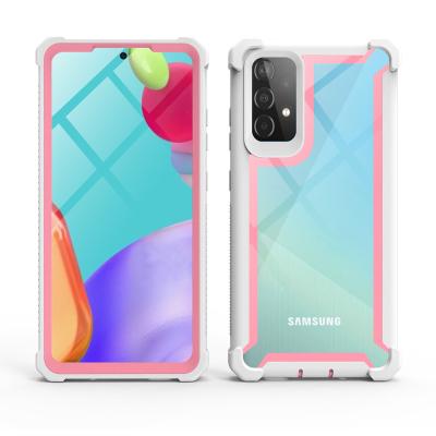 China Aoyiya shockproof high quality 3 in 1 cheap new phone case latest 2022 for Samsung A52 A72 for sale