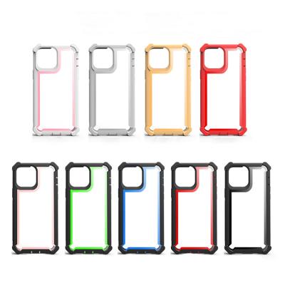 China Factory Outlet Custom Transparent Clear Plastic Shockproof Shockproof Phone Case For iPhone 13 Pro Max for sale