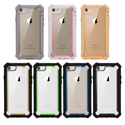 China New Low Price Factory Shockproof 3 In 1 Tpu PC Fashion Brand Phone Case For Iphone 7g/6g/6p for sale