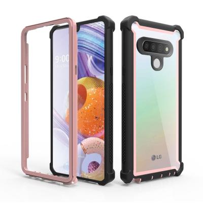 China AoYiYa High Quality Shockproof 3 In 1 Drop Proof New Phone Back Cover Mobile Cases For LG-Pen 6 for sale