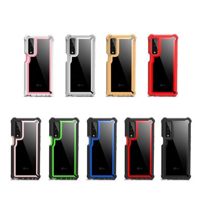 China Fashion Shockproof Wholesale Mobile Phone Case 3 In 1 Unique Shockproof Phone Case For Lg-stylo7 for sale