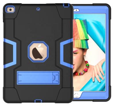 China 3-Layer Protective Case Shockproof Body Rugged Full Back Cover Built-in Kickstand Tablet Case For iPad 10.2/10.5/Pro 11 2021 for sale