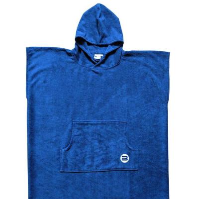 China Compressed Beach Towel Poncho With Logo 100% Cotton Customized Poncho Adult Surfing Towel for sale