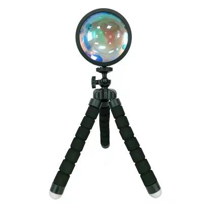 China Modern RGB 16 Color Led Projector Lamp Rainbow Night Light 4 Modes Tripod Sunset Lamp for sale