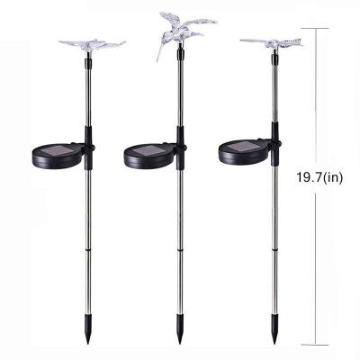 China 3pack Garden Hummingbird Butterfly Dragonfly For Path, Yard, Lawn Solar Garden Lights Outdoor for sale