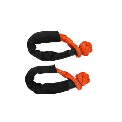 China High Strength Soft Shackle 11mm*55CM Breaking Strength Maximum 38,000 lbs , Synthetic Shackles for sale