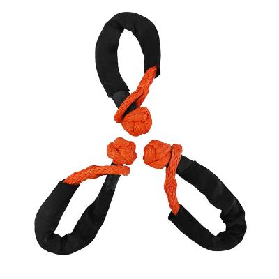 China Convenient Soft Synthetic Shackle 11mm*55CM Breaking Strength Maximum 38,000 lbs for sale