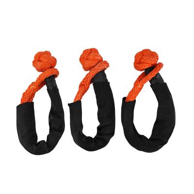 China Convenient Soft Breaking Strength 20Ton , Synthetic Shackle 12mm*50CM Shackles for sale