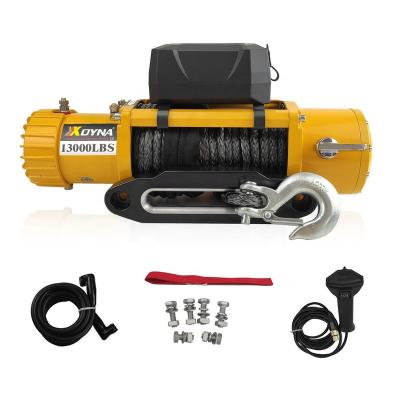 China AUTOMATIC electric winch-13000lb, recovery winch with wireless remote control for sale