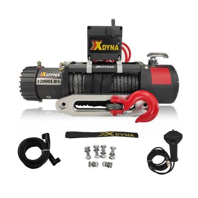 China XDYNA 12000lb 4x4 Off Road 12v 24v AUTO Electric Winch for Jeep Car SUV for sale