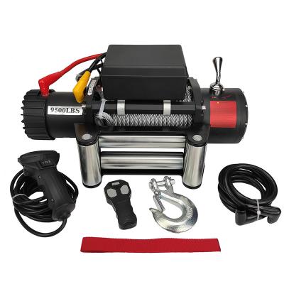 China Durable HANDO electric winch with steel cable for recovery --9500lbs, 12v for sale